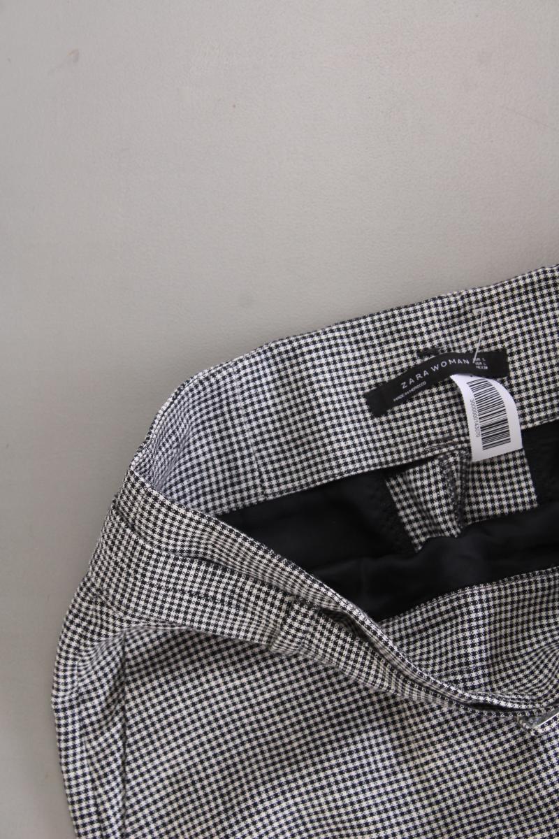 Zara Stoffhose Gr. L hahnentritt grau