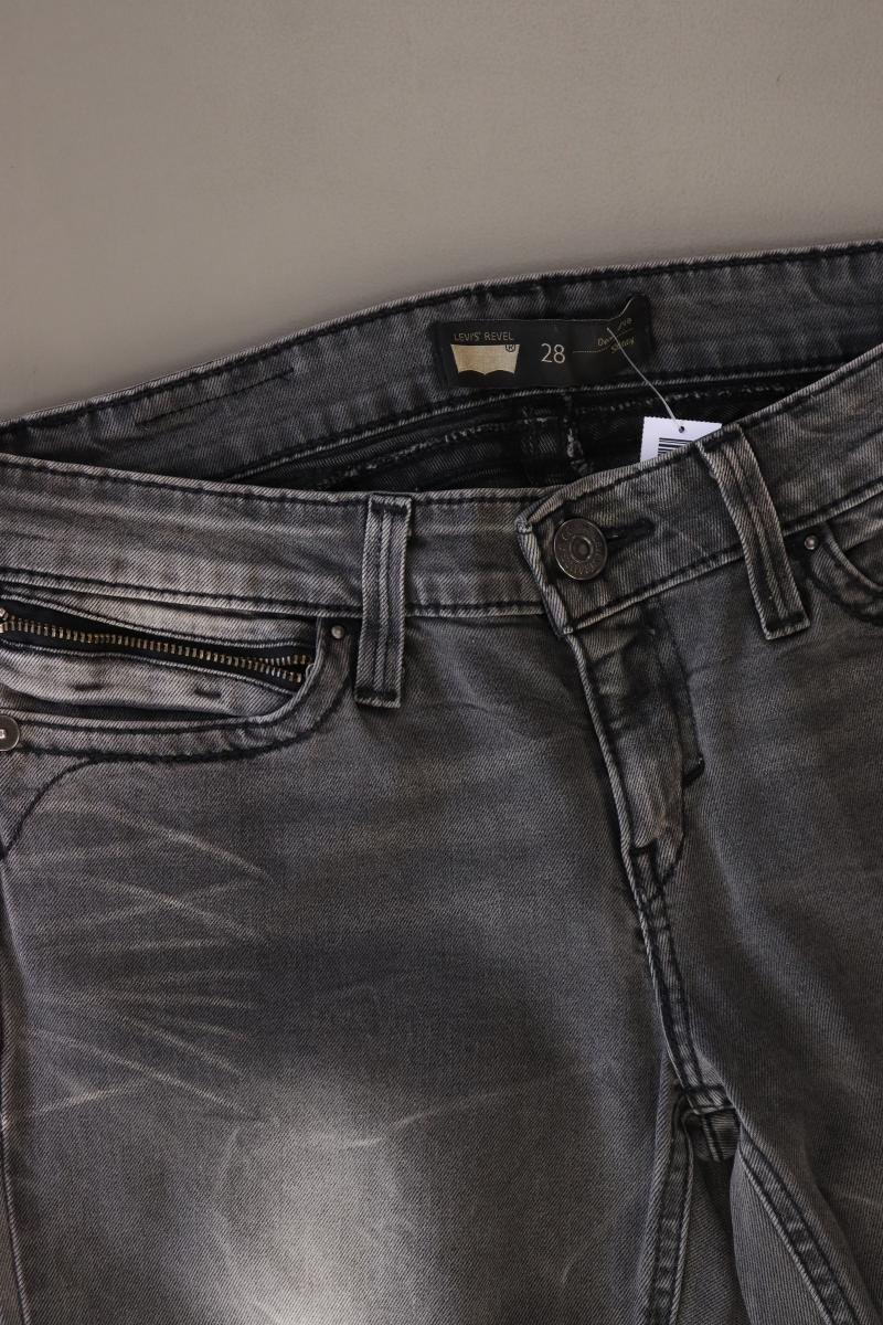 Levi's Skinny Jeans Gr. W28/L34 grau aus Baumwolle