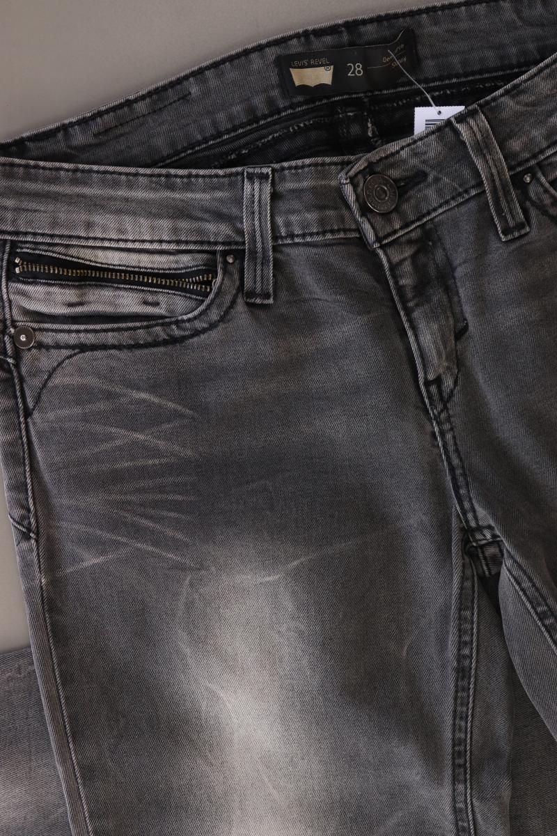 Levi's Skinny Jeans Gr. W28/L34 grau aus Baumwolle