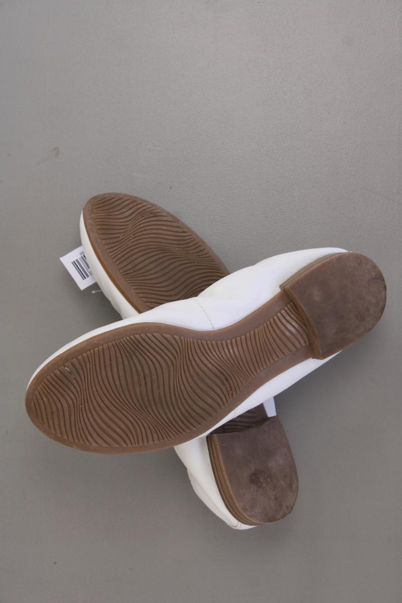 Tamaris Ballerinas Gr. 37 weiß aus Leder