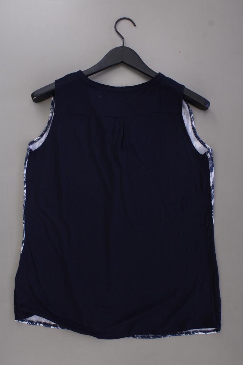 Tom Tailor (Denim) Ärmellose Bluse Gr. M blau aus Viskose