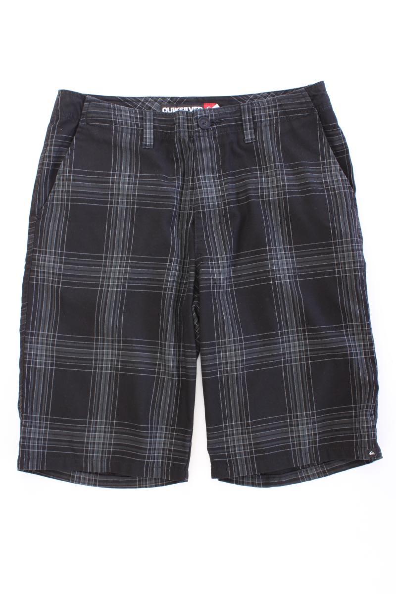 Quicksilver Shorts für Herren Gr. W32 kariert grau aus Polyester
