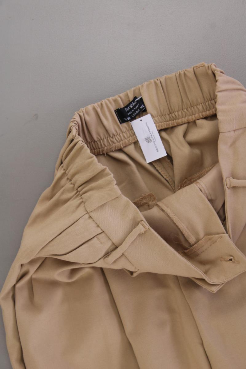 Bershka Stoffhose Gr. 36 braun aus Polyester