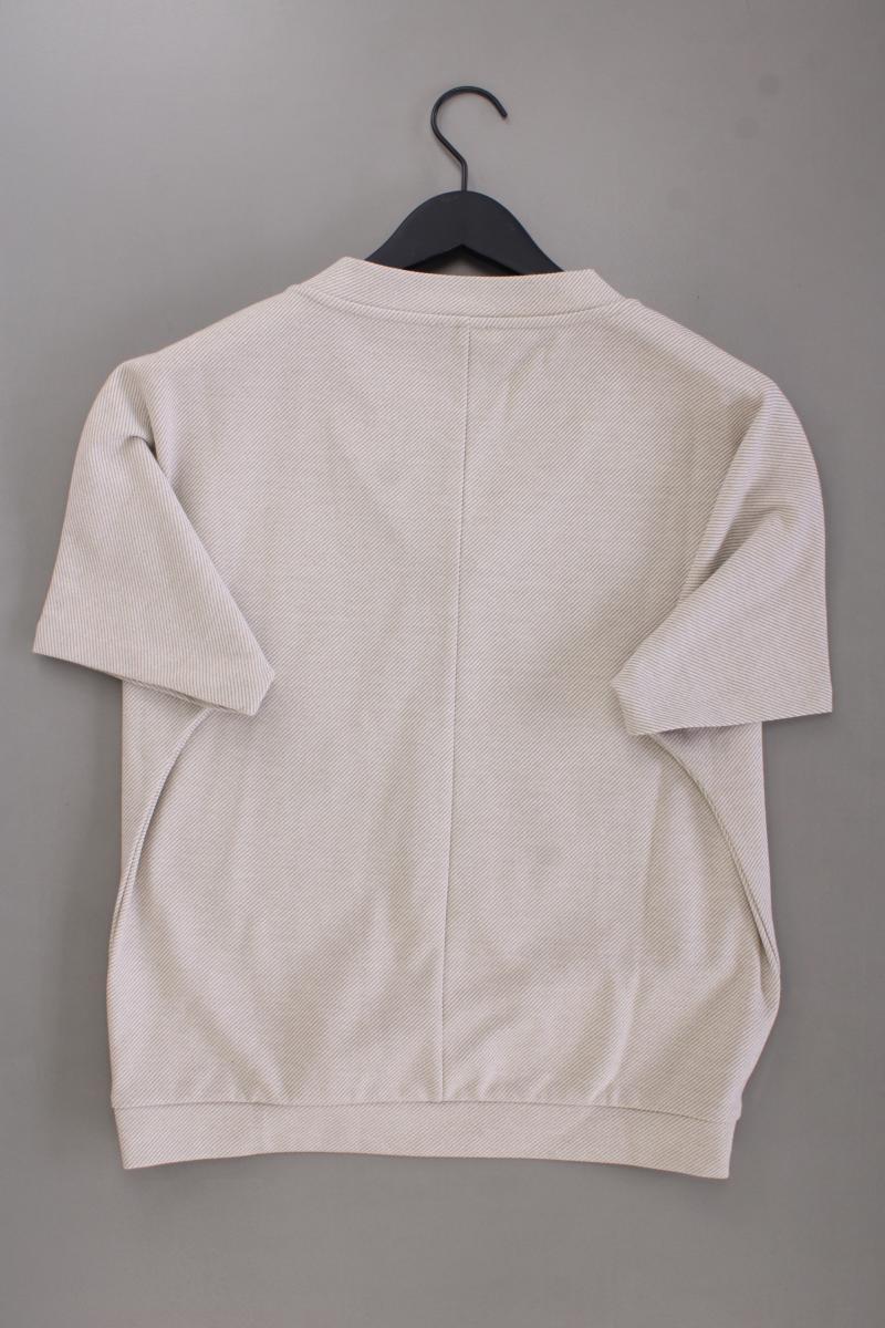 Tom Tailor Oversize Shirts Gr. M neuwertig Kurzarm creme aus Viskose