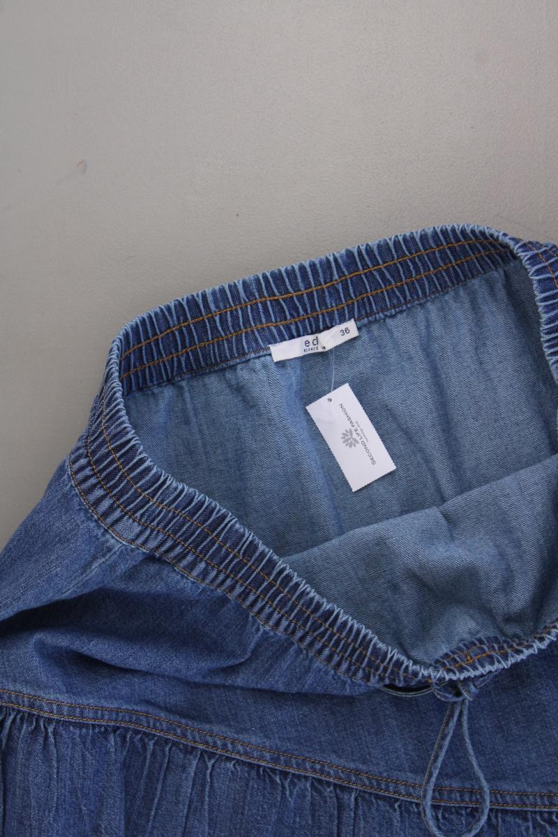 edc by Esprit Jeansrock Gr. 36 neuwertig blau aus Baumwolle