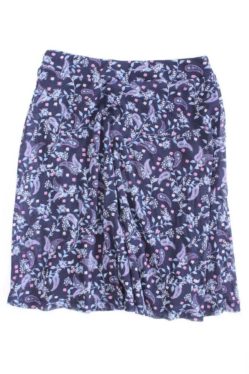 Tom Tailor Stretchrock Gr. 38 mit Blumenmuster blau aus Polyamid