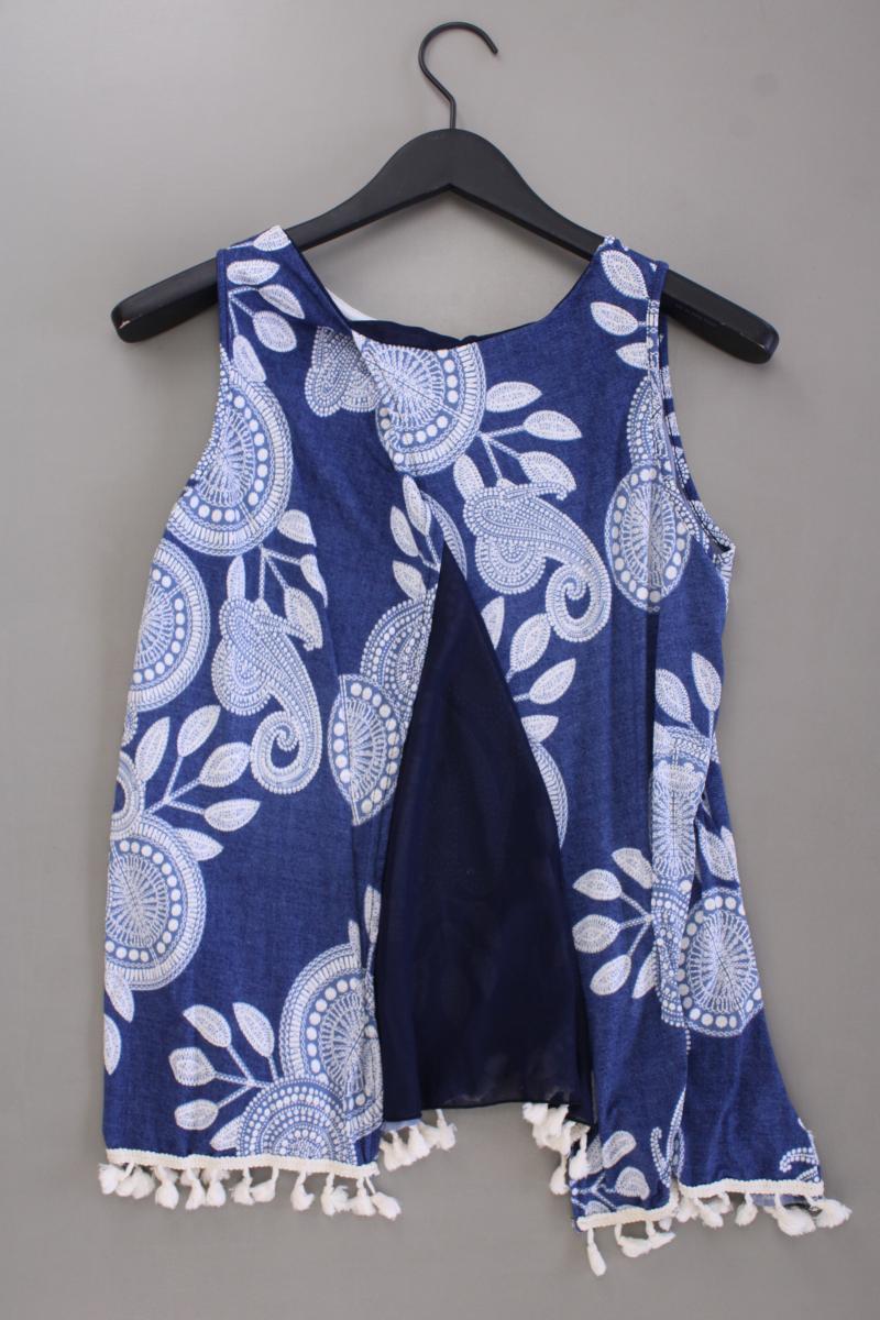 Trägertop Gr. OneSize blau aus Polyester