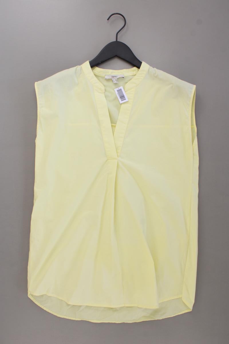Esprit Ärmellose Bluse Gr. 40 neuwertig gelb