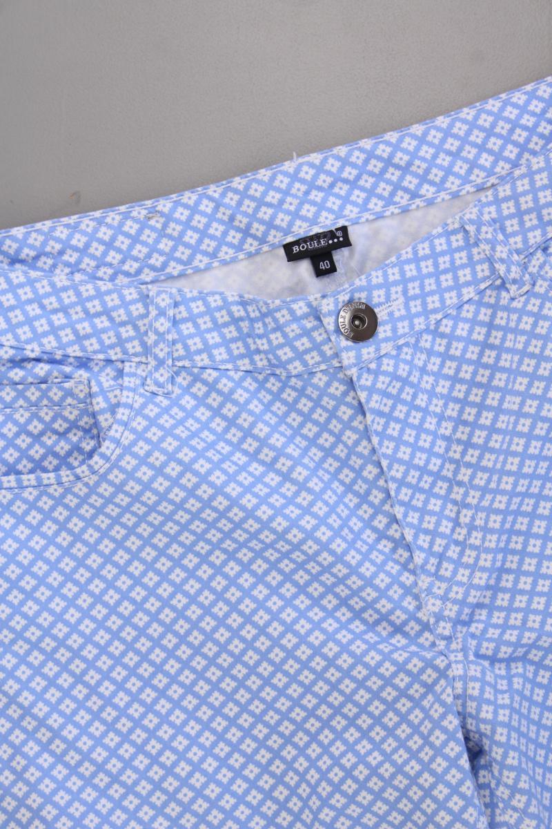Boule.. Hose Gr. 40 blau aus Baumwolle