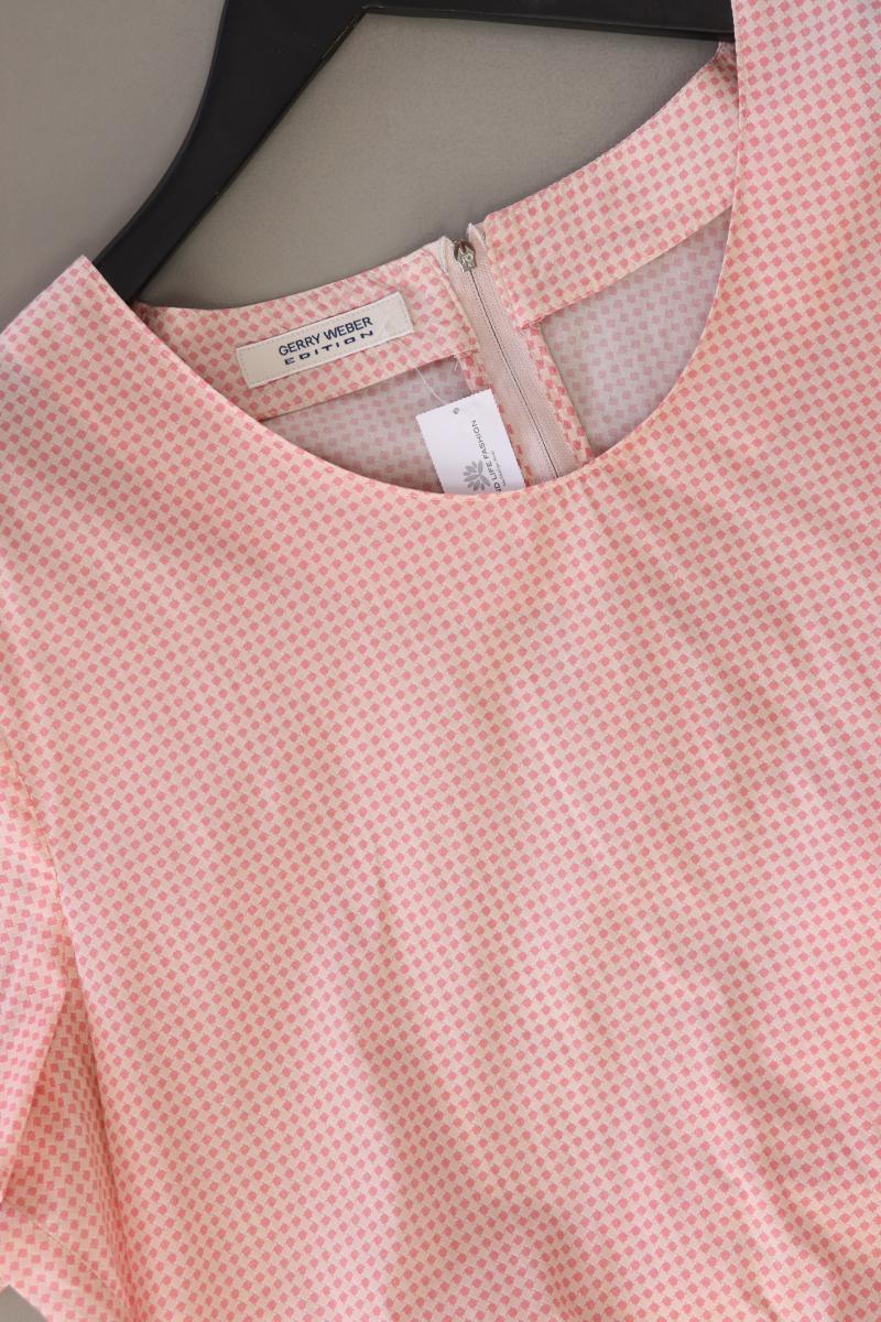 Gerry Weber Kurzarmbluse Gr. 44 rosa aus Baumwolle