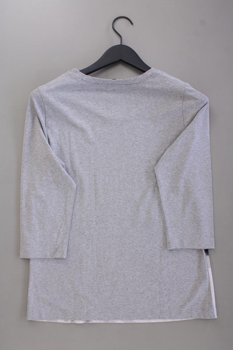 Bonita Printshirt Gr. M mit Blumenmuster 3/4 Ärmel grau