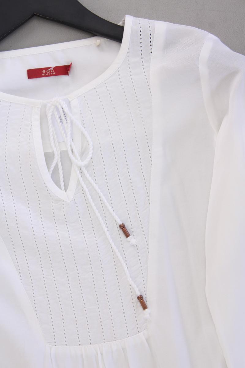 edc by Esprit Langarmbluse Gr. XS weiß