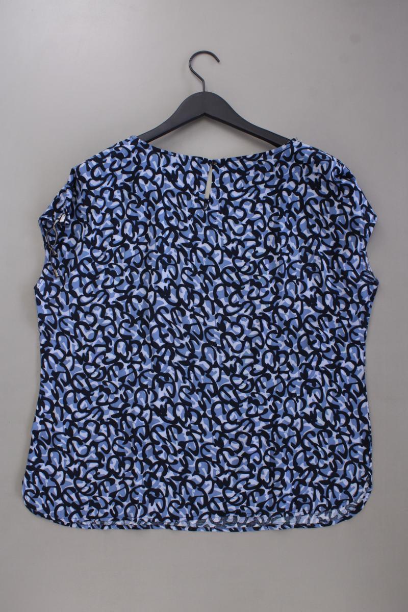 yest Kurzarmbluse Gr. 44 blau aus Viskose