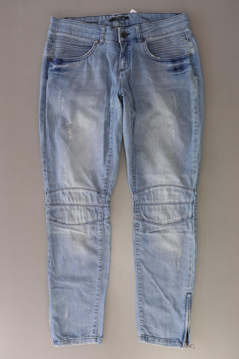Set Skinny Jeans Gr. 38 blau aus Baumwolle