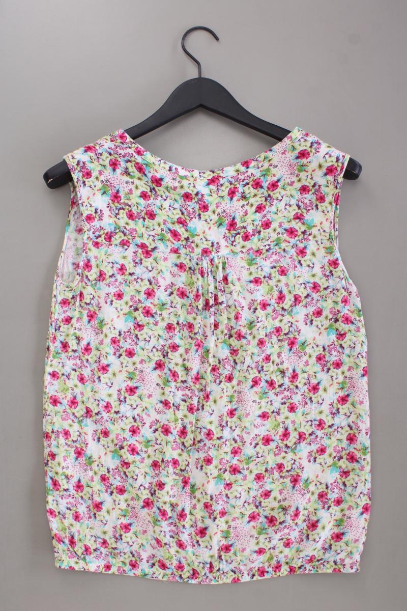 edc by Esprit Ärmellose Bluse Gr. M mit Blumenmuster mehrfarbig aus Viskose