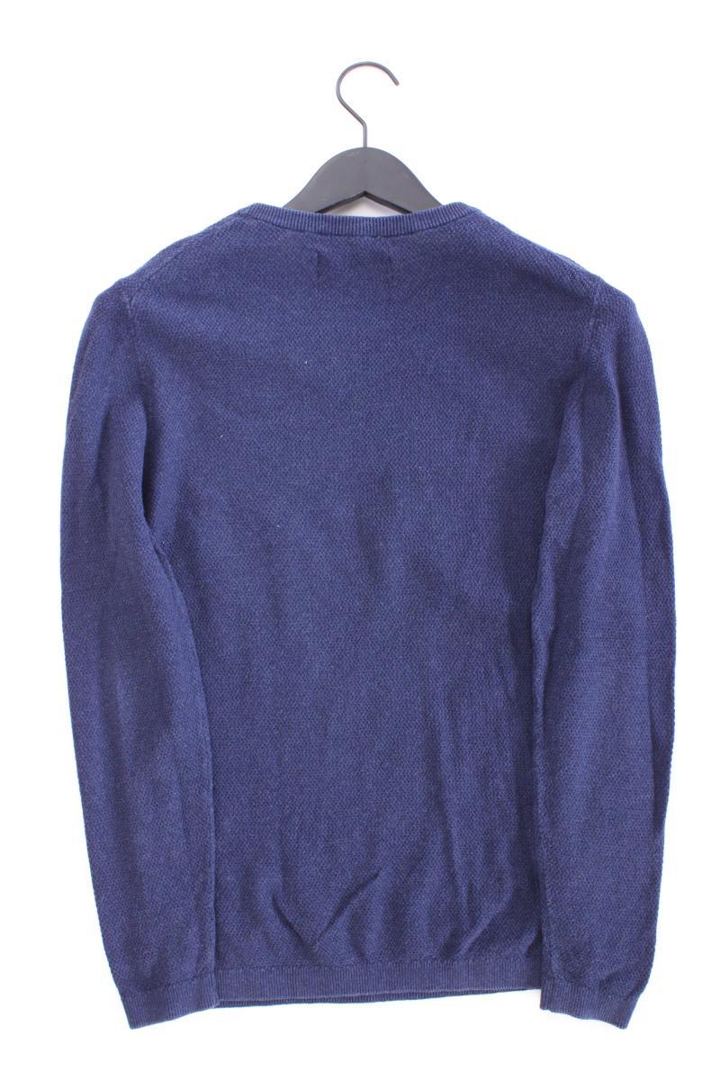 Tom Tailor (Denim) Feinstrickpullover für Herren Gr. S blau aus Baumwolle