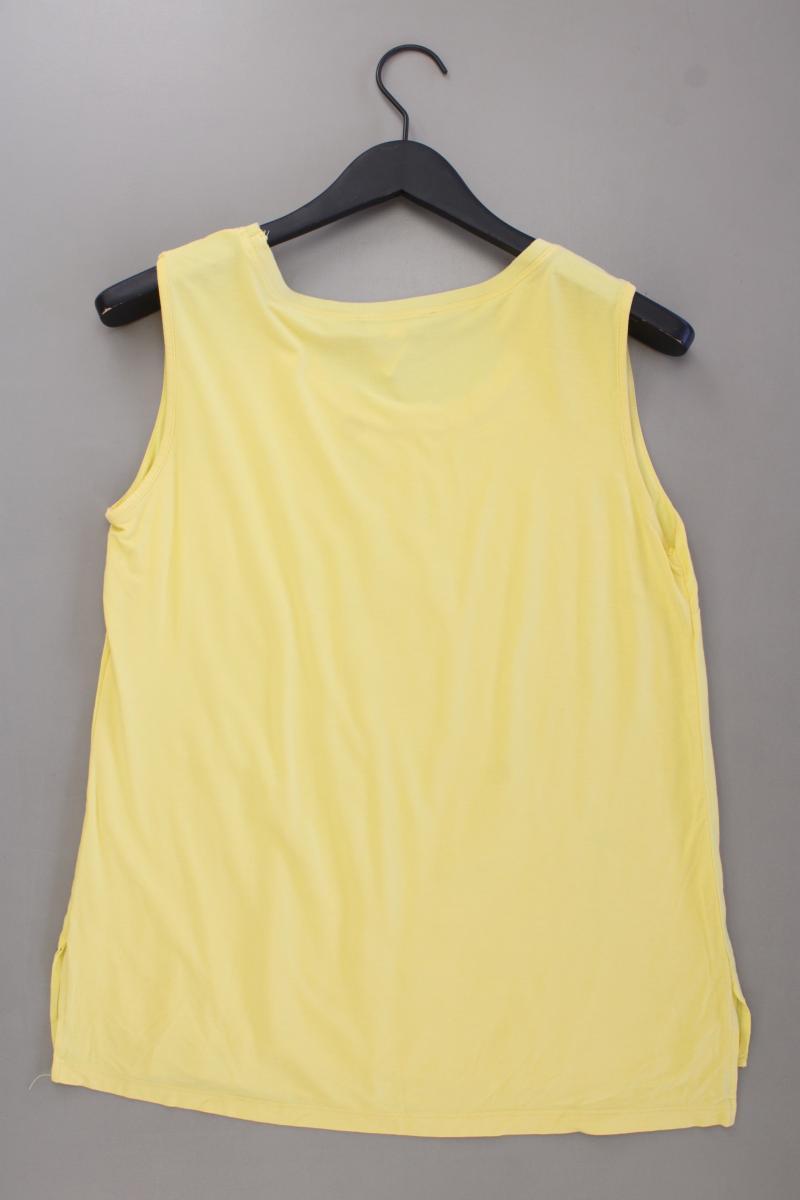 Patrizia Dini Ärmellose Bluse Gr. 40 gelb