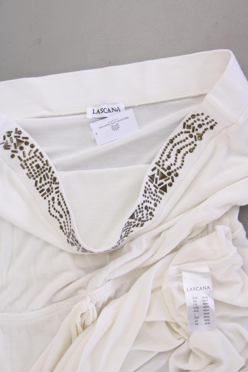 Lascana Bandeautop Gr. 40/42 creme aus Viskose