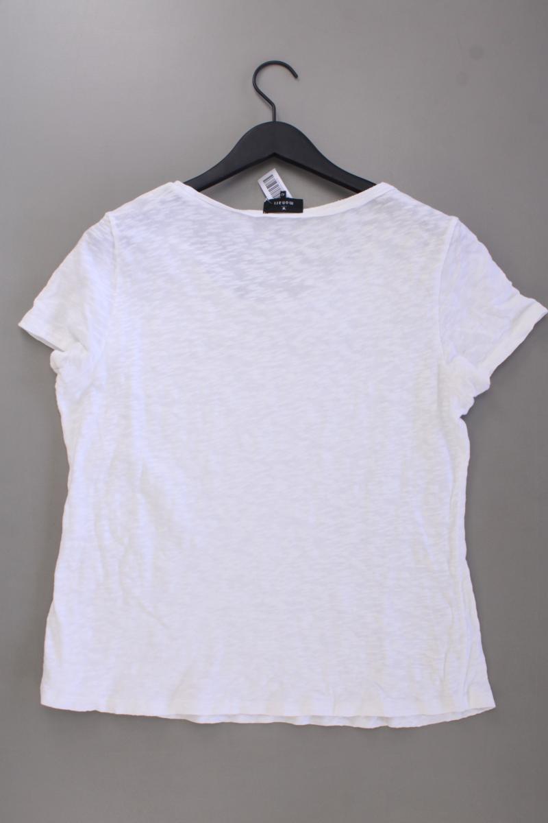 Monari T-Shirt Gr. 42 Kurzarm weiß
