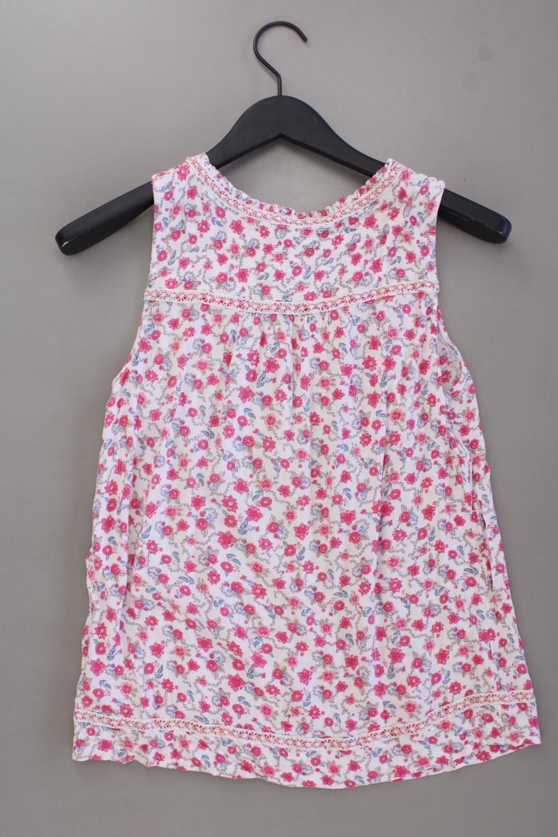 edc by Esprit Ärmellose Bluse Gr. S mit Blumenmuster pink