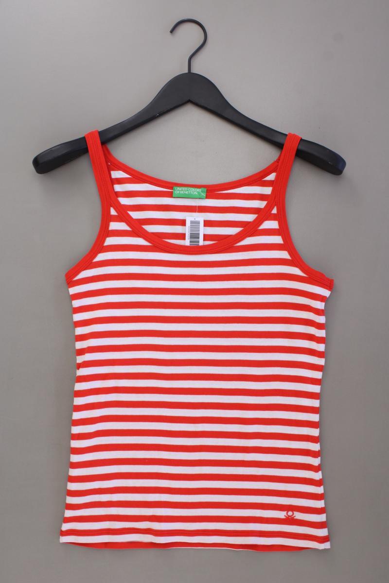United Colors of Benetton Trägertop Gr. S gestreift rot