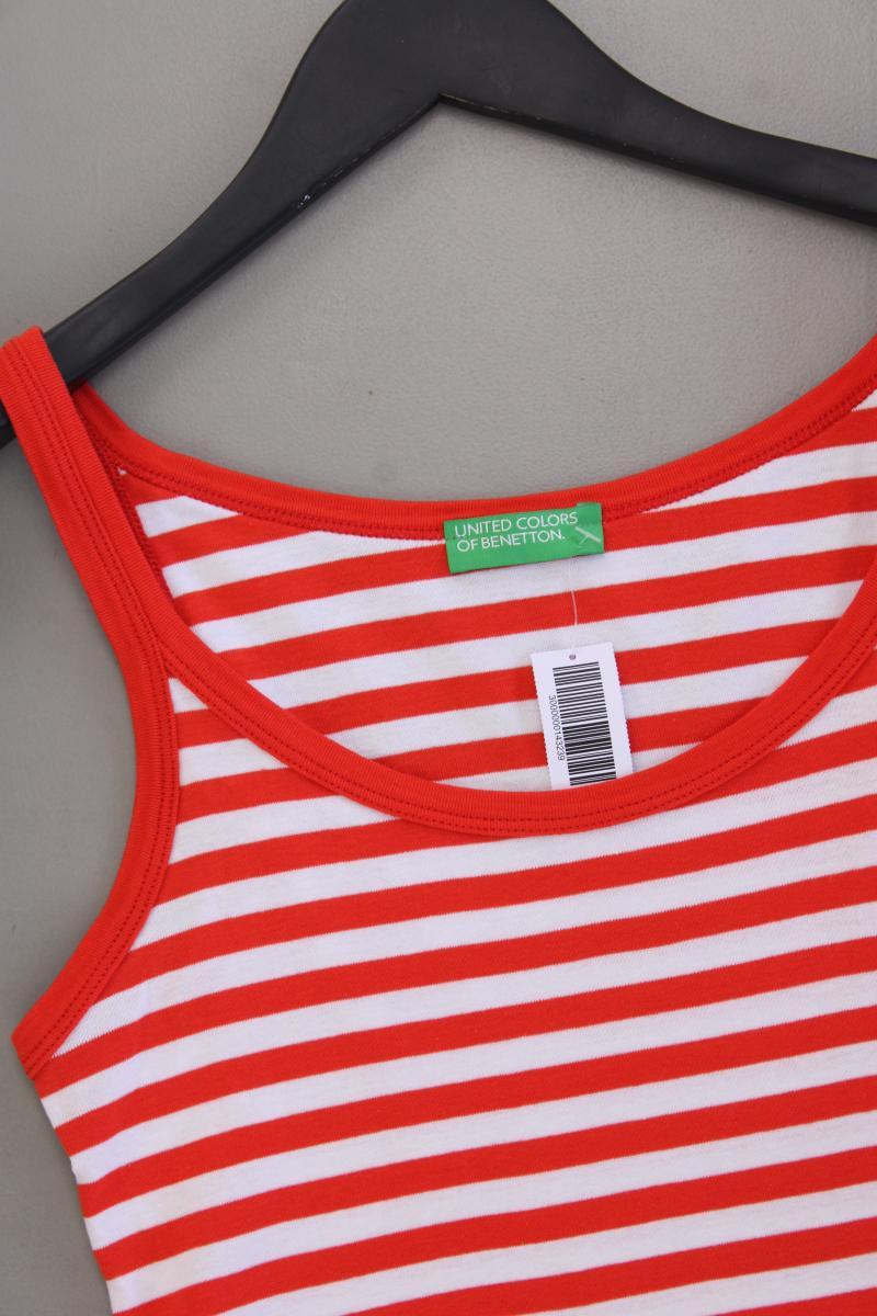 United Colors of Benetton Trägertop Gr. S gestreift rot