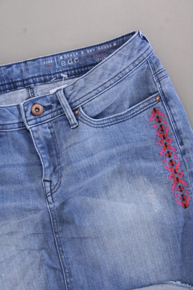 edc by Esprit Jeansrock Gr. 32 blau aus Baumwolle