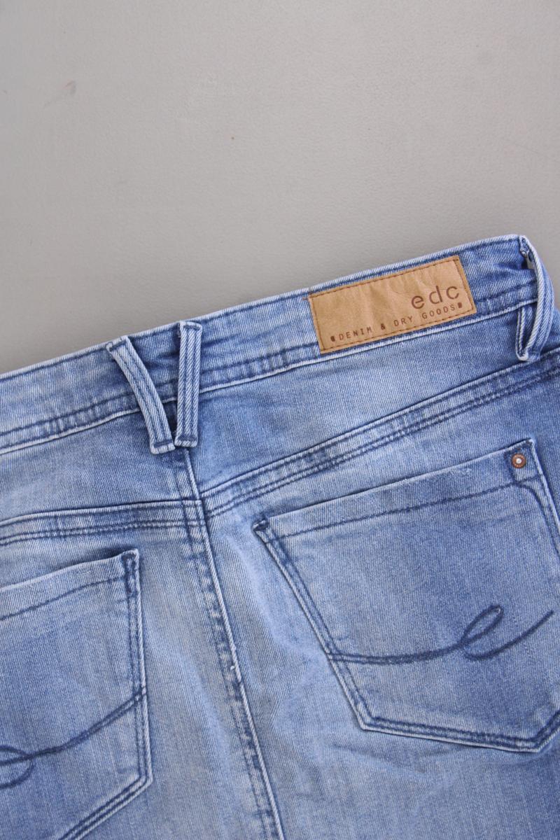 edc by Esprit Jeansrock Gr. 32 blau aus Baumwolle