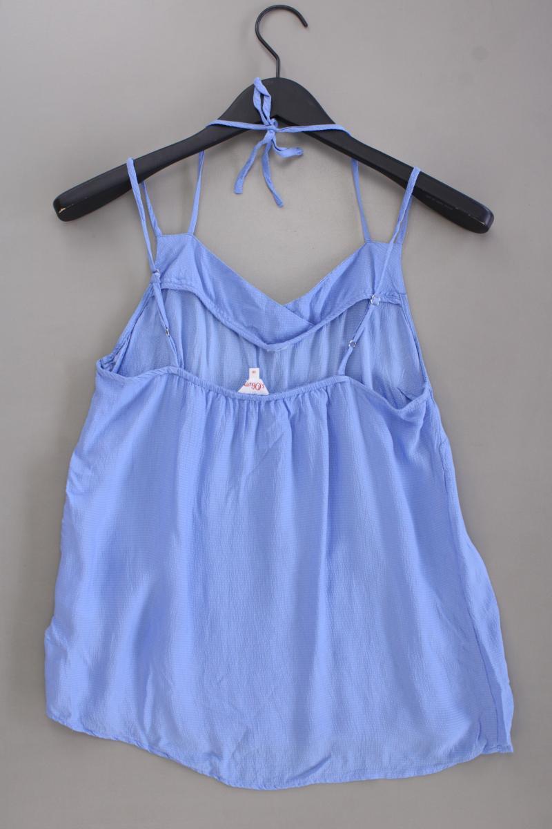 s.Oliver Spaghetti-Top Gr. 38 blau aus Viskose