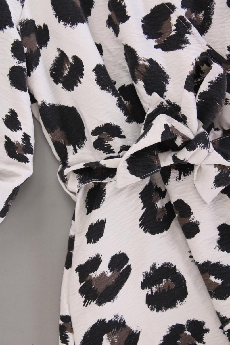 Kapalua Midikleid Gr. 38 mit Tierdruck neuwertig mit Gürtel 3/4 Ärmel braun