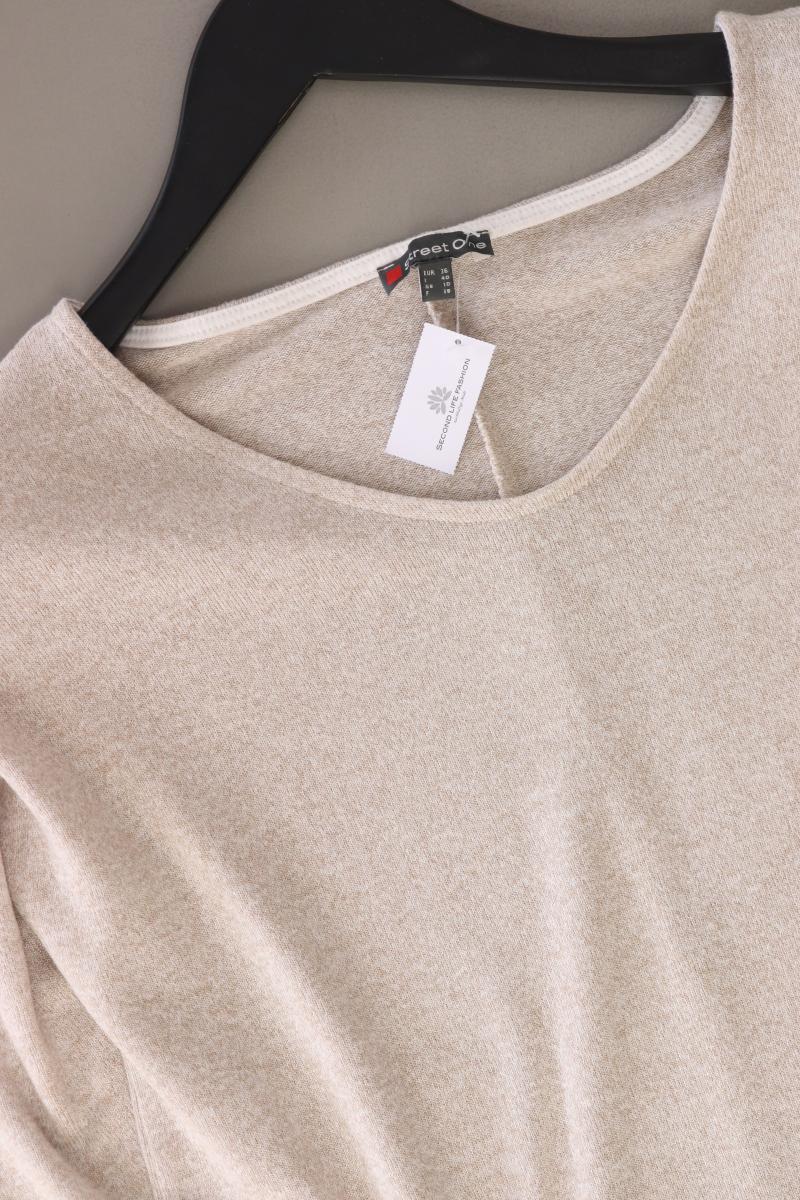 Street One Longsleeve-Shirt Gr. 36 Langarm creme aus Viskose