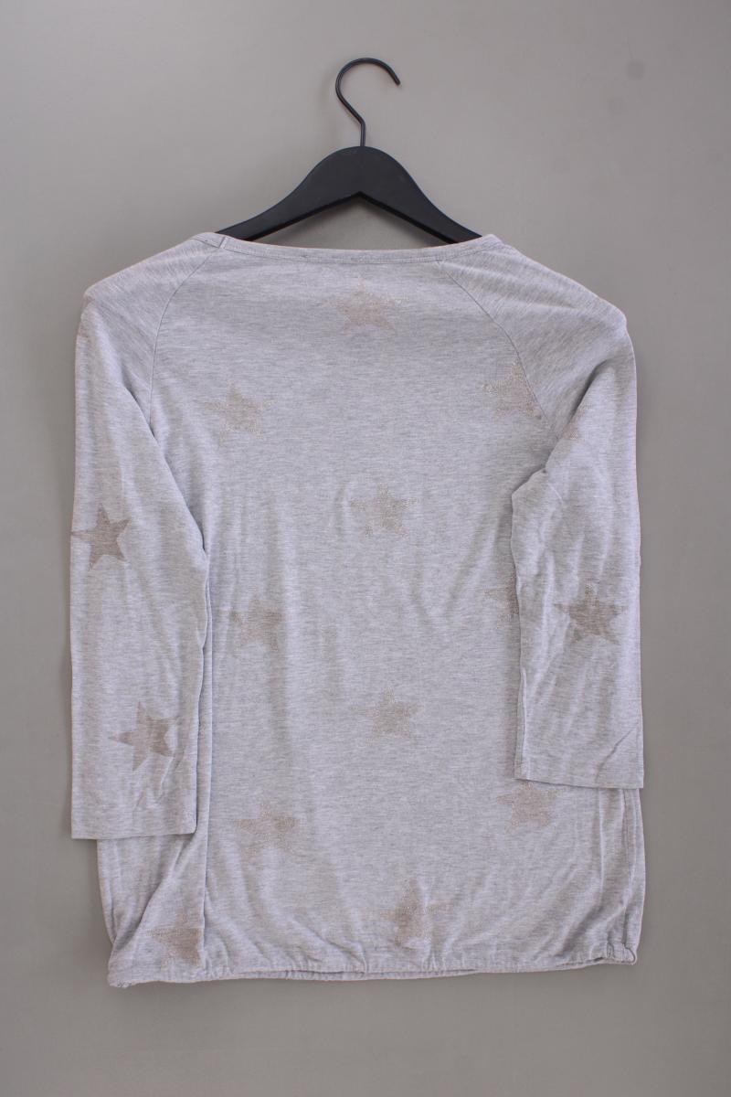 Street One Shirt mit Sternenmuster Gr. 38 3/4 Ärmel grau