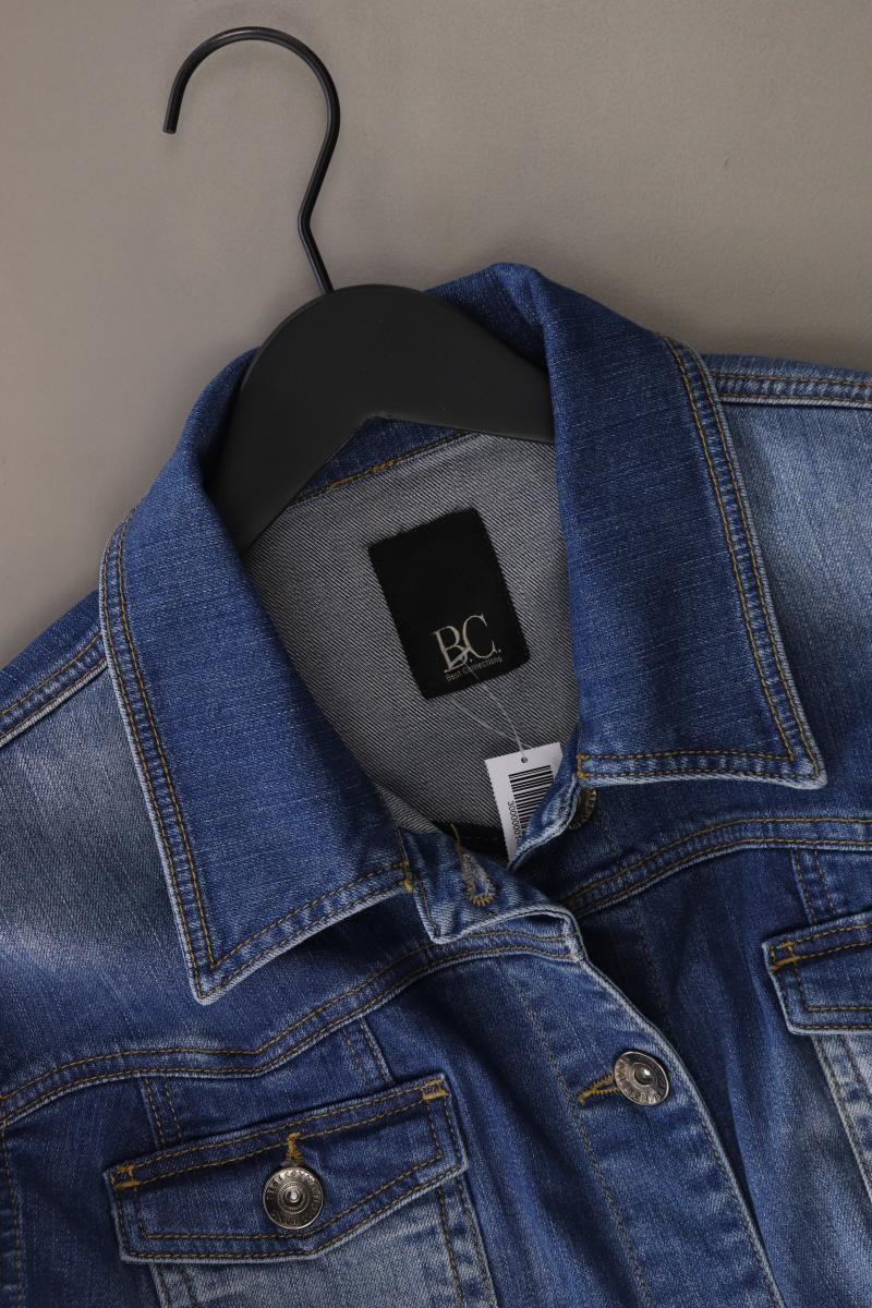Best Connections Jeansjacke Gr. 44 blau aus Baumwolle