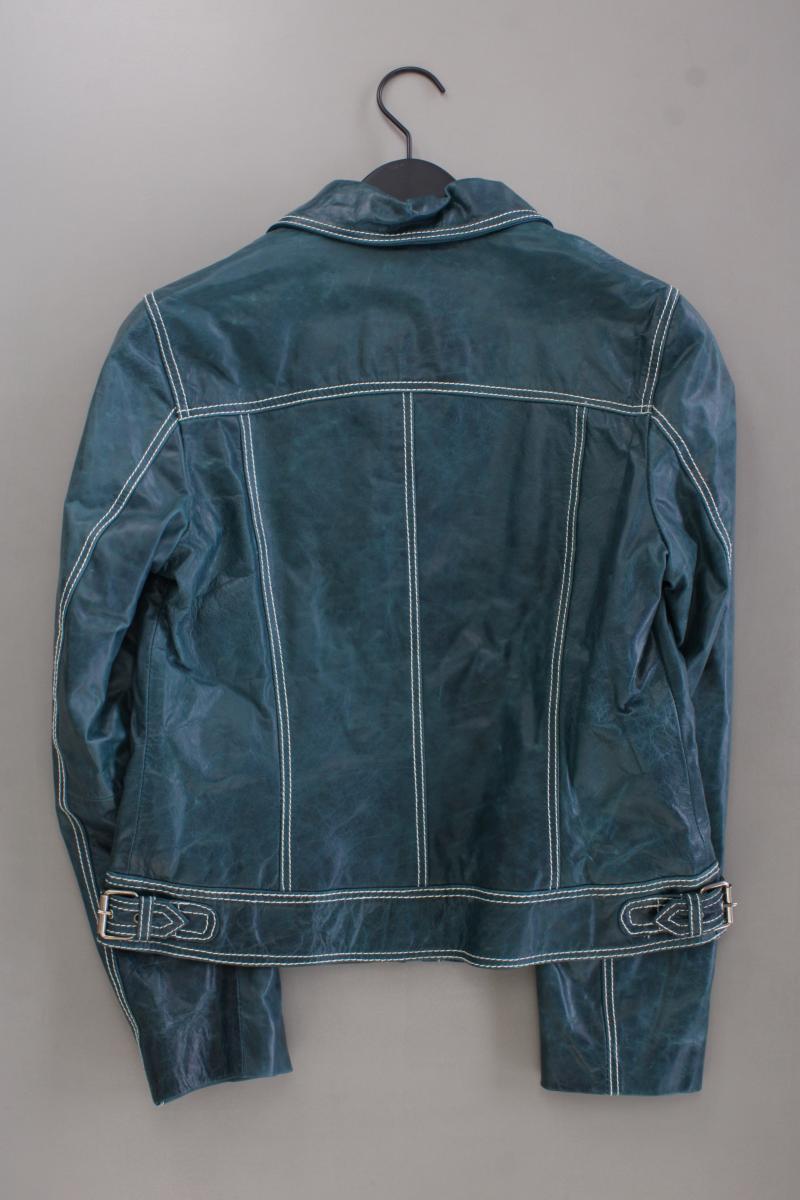 Gipsy Lederjacke Gr. L neuwertig blau