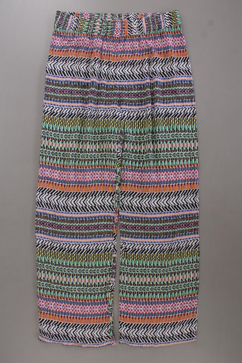 Jacqueline de Yong Stoffhose Gr. 38 geometrisches Muster neuwertig mehrfarbig