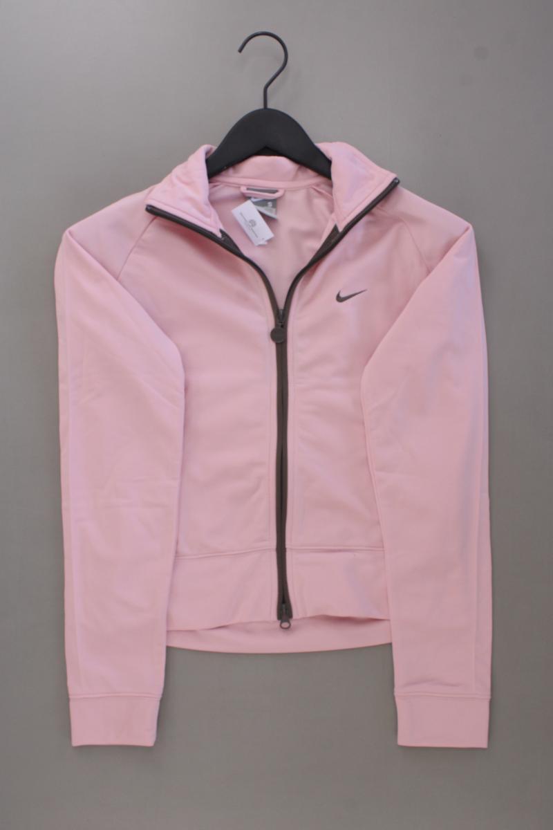 Nike Strickjacke Gr. S Langarm rosa aus Polyester