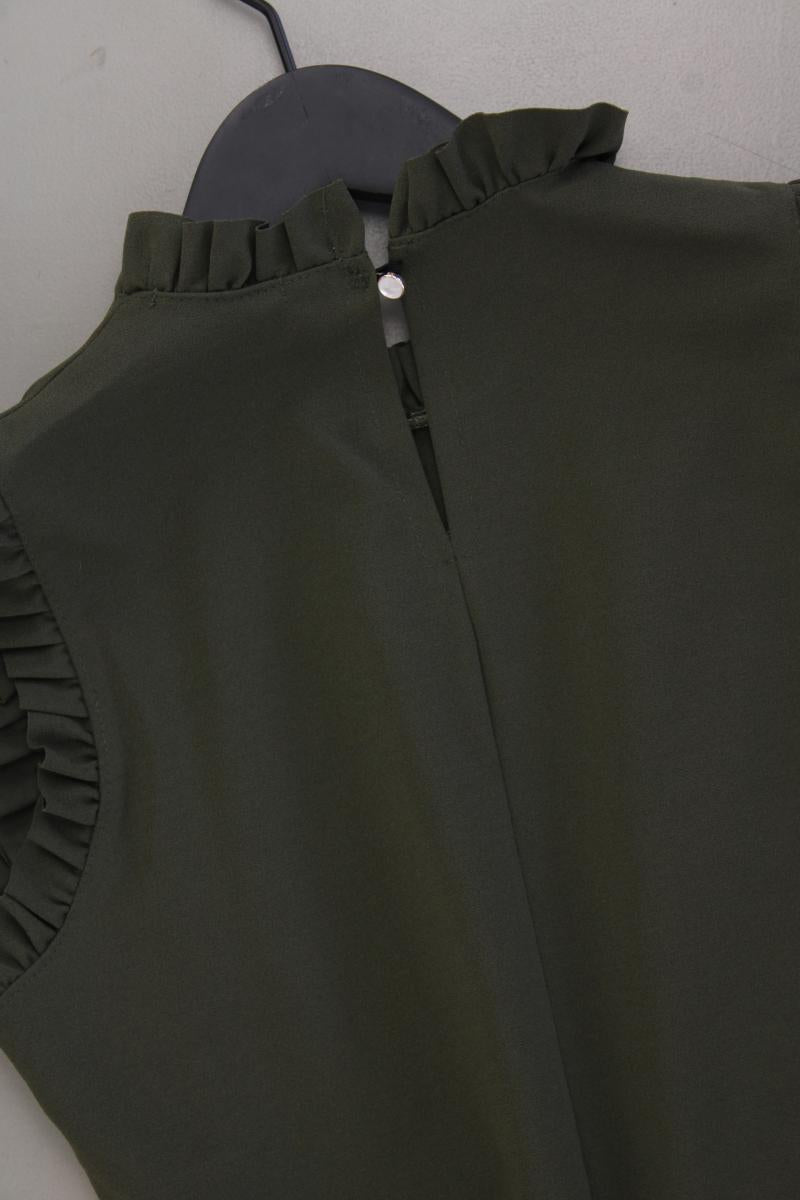 Ling Ling Italy Kleid Gr. S neuwertig Ärmellos olivgrün aus Polyester