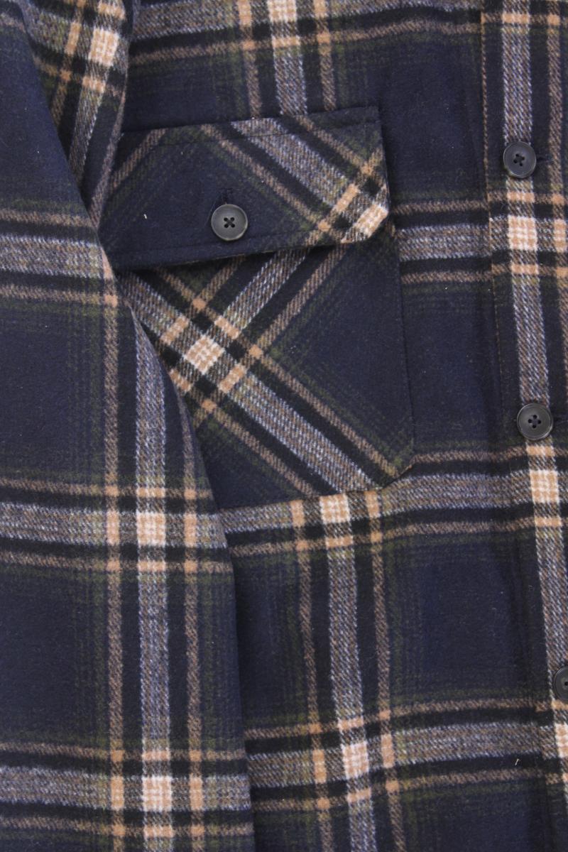 s.Oliver Hemdjacke für Herren Gr. XXL kariert blau aus Polyester