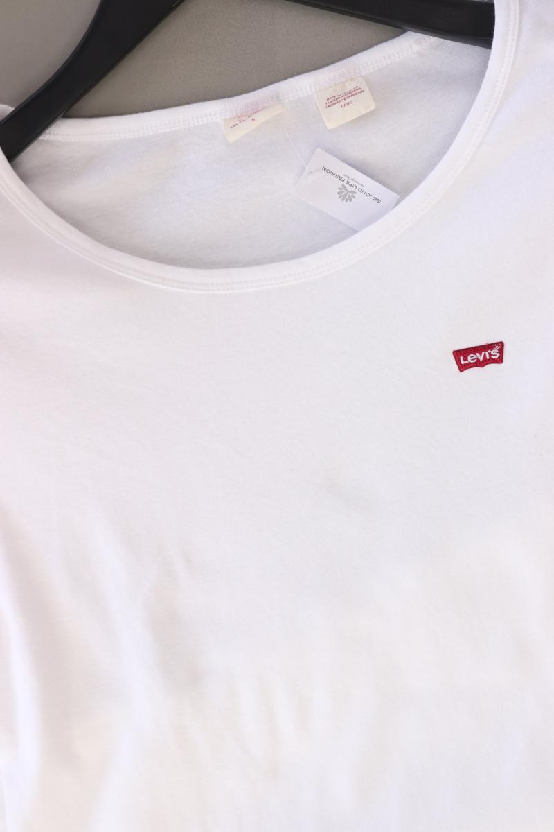 Levi's T-Shirt Gr. L Kurzarm weiß aus Baumwolle