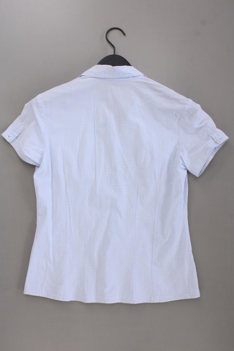 s.Oliver Karobluse Gr. 38 kariert Kurzarm blau