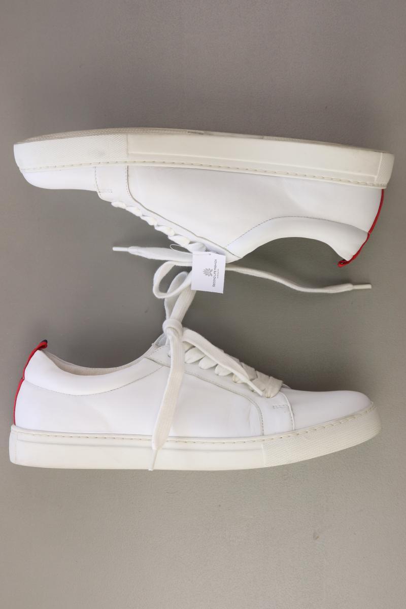Boden Sneaker Gr. 42 weiß aus Leder