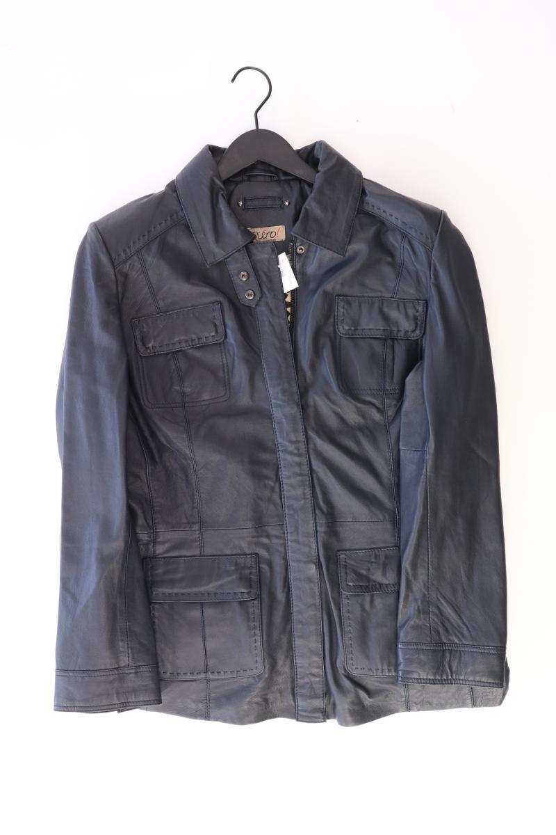 Qiero! Lederjacke Gr. 44 schwarz