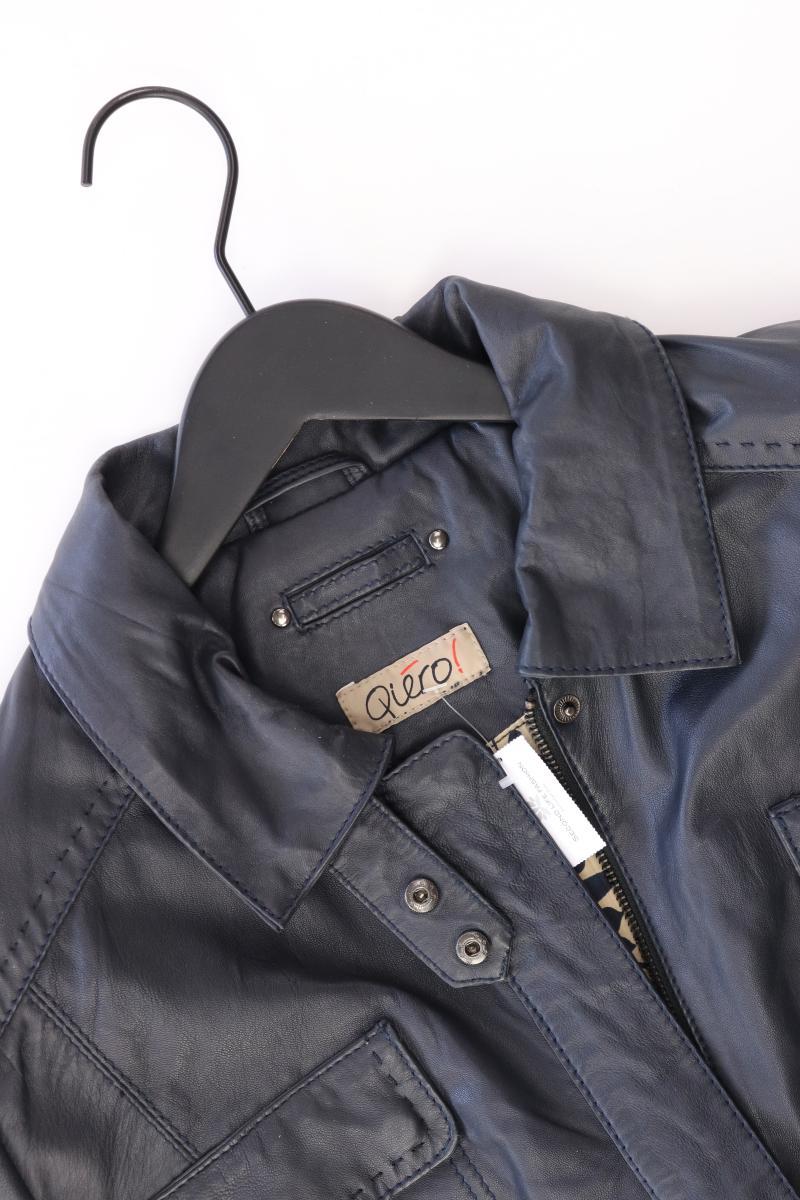 Qiero! Lederjacke Gr. 44 schwarz