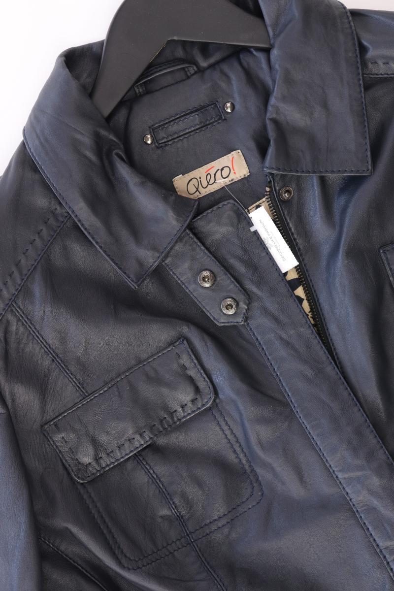 Qiero! Lederjacke Gr. 44 schwarz