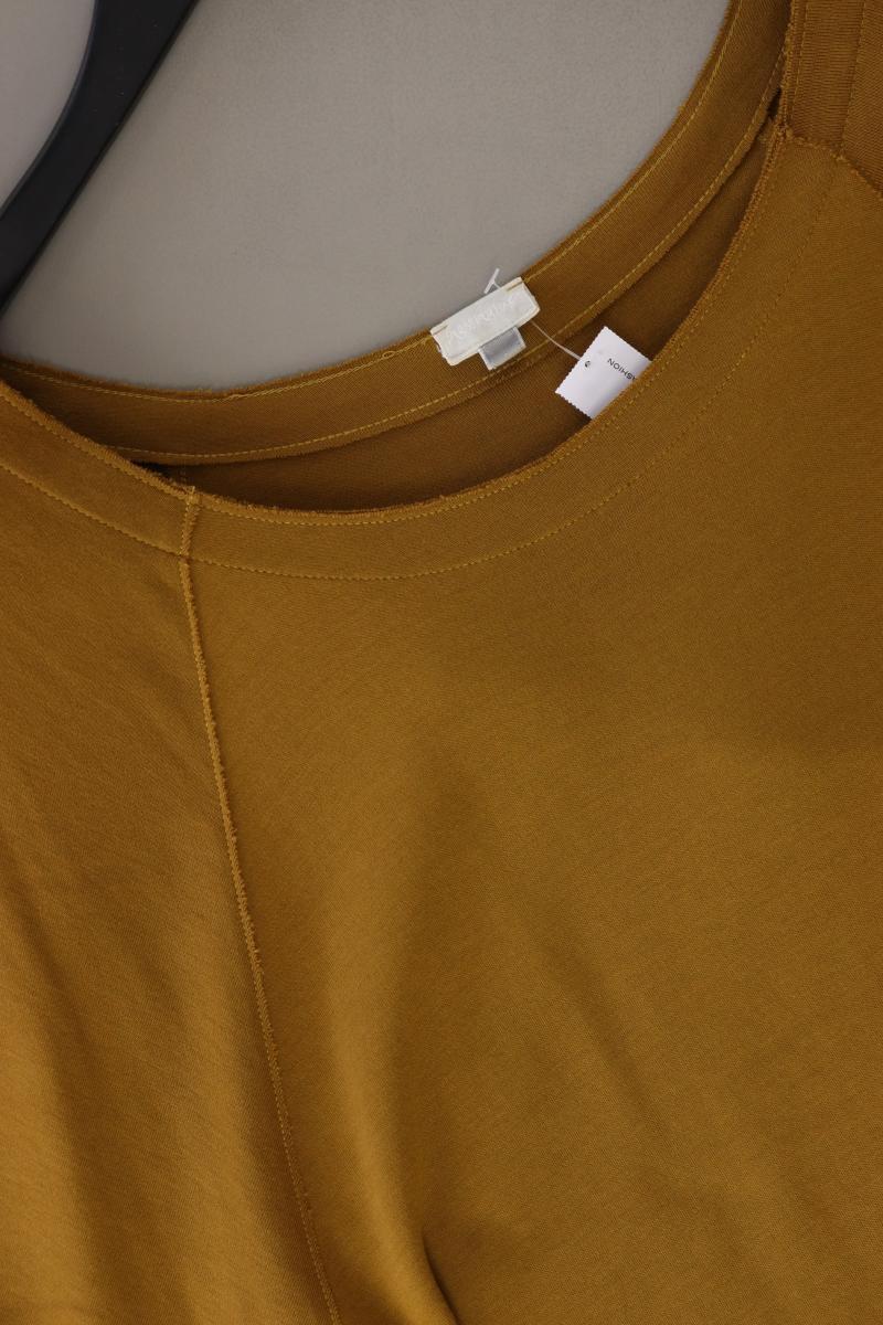 hessnatur Kurzarmkleid Ocker Gr. L gelb aus Baumwolle
