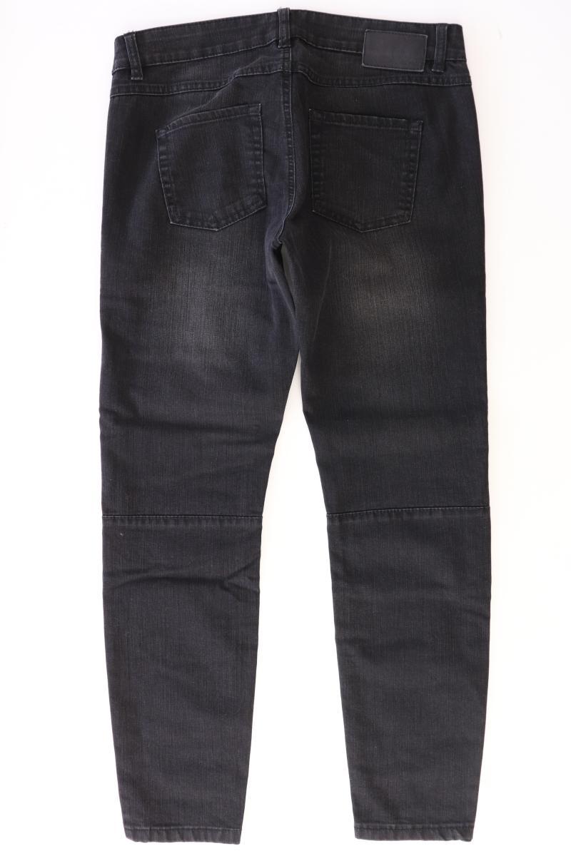 Set Straight Jeans Gr. 38 schwarz aus Baumwolle