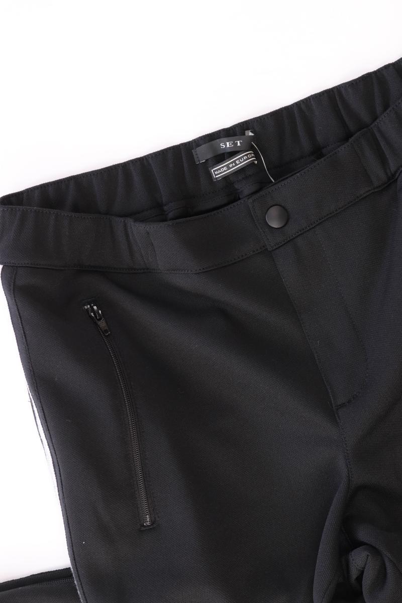 Set Stoffhose Gr. 36 schwarz aus Polyester