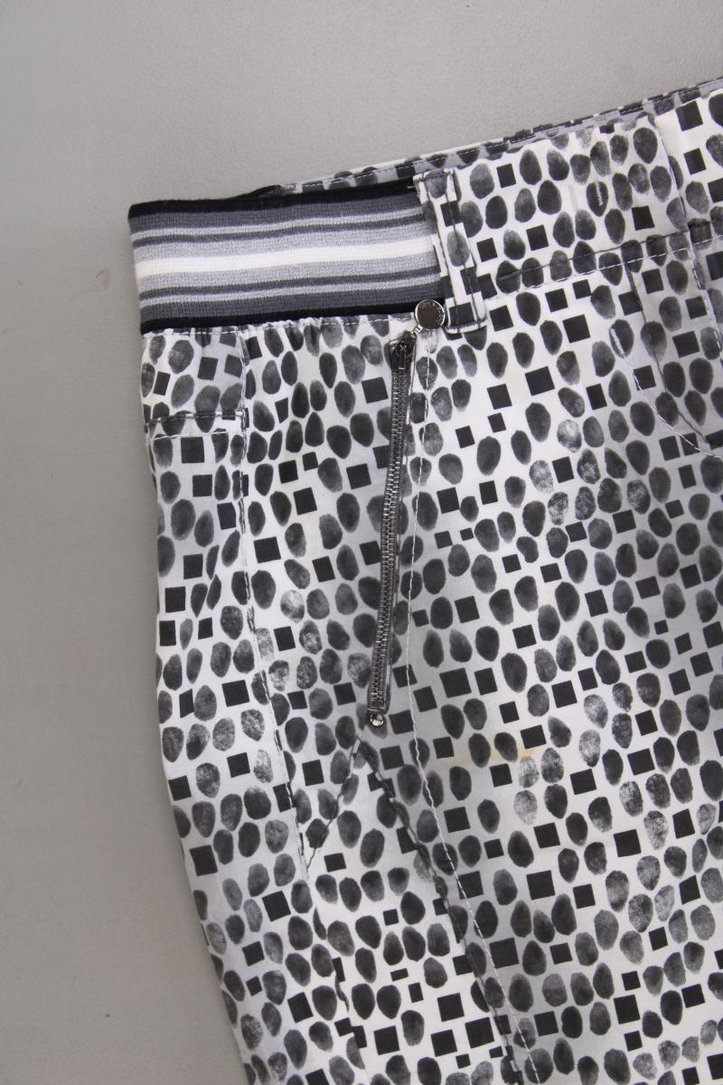 Marc Cain Rock Gr. 36 mit Tierdruck grau aus Baumwolle