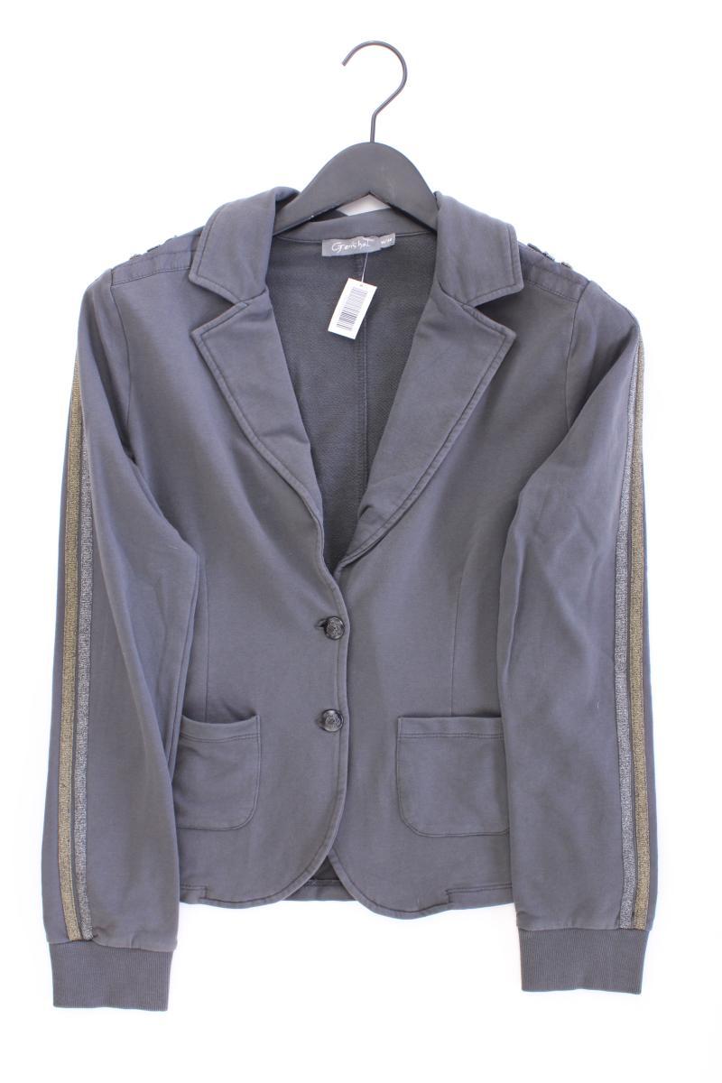 Geisha Jerseyblazer Gr. 38 neuwertig grau aus Baumwolle