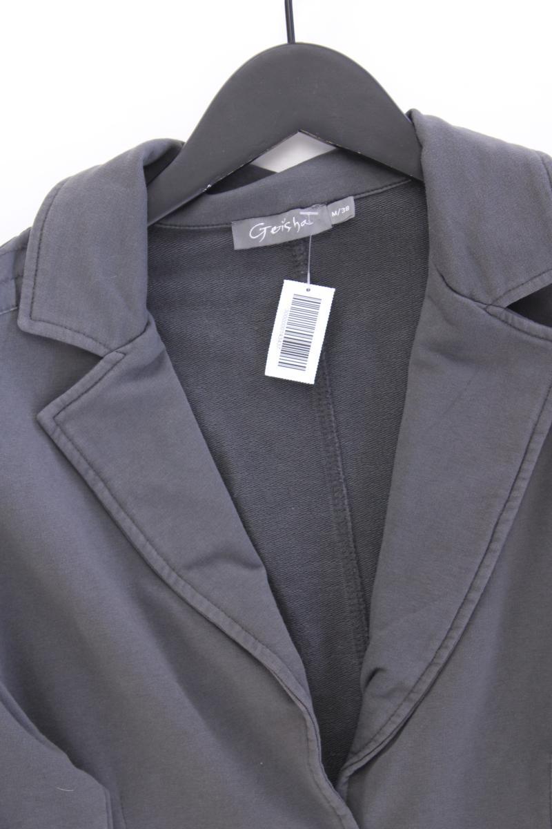 Geisha Jerseyblazer Gr. 38 neuwertig grau aus Baumwolle